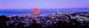 Elevated view of city at waterfront during sunset, Morro Bay, San Luis Obispo County, California, USA Poster Print - Item # VARPPI165940