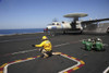An E-2C Hawkeye launches from the flight deck of USS Dwight D. Eisenhower Poster Print - Item # VARPSTSTK106963M