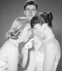 Two young women fighting over man Poster Print - Item # VARSAL2558958A