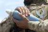 Close-up view of a soldier cradling a munition Poster Print - Item # VARPSTSTK102529M