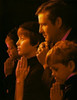 Family praying in a church Poster Print - Item # VARSAL3811362764