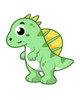 Cute illustration of a Spinosaurus Poster Print - Item # VARPSTSTK600031P