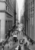 USA  New York State  New York City  Broadway  looking down Wall Street from Trinity Church Poster Print - Item # VARSAL255420003