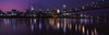 Suspension bridge across the Ohio River with skyscrapers in the background, Cincinnati, Ohio, USA Poster Print - Item # VARPPI152972
