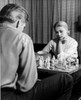 Couple playing chess at home Poster Print - Item # VARSAL2558599