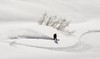 A Backcountry Snowboarder Carving In Turnagain Pass, Southcentral, Alaska PosterPrint - Item # VARDPI2096568