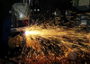 Arabian Gulf, February 9, 2012 - Hull Maintenance Technician welds scrap metal aboard the Nimitz-class aircraft carrier USS Abraham Lincoln Poster Print - Item # VARPSTSTK105279M