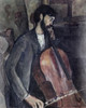 The Cello Player  1909  Amedeo Modigliani  Oil on canvas Poster Print - Item # VARSAL260347