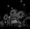 Neon lights in amusement park at night Poster Print - Item # VARSAL255423213