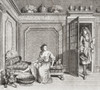 An 18th century lady taking a footbath is interrupted by a suitor. From Illustrierte Sittengeschichte vom Mittelalter bis zur Gegenwart by Eduard Fuchs, published 1909. PosterPrint - Item # VARDPI2430250