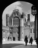 Two people walking in front of a building  Great Hall  Hampton Court Palace  Middlesex  England Poster Print - Item # VARSAL9903277