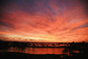 Hawaii, Big Island, South Kohala, Anaeho'omalu Bay, Dramatic And Vibrant Red Sunset Sky. PosterPrint - Item # VARDPI1984452