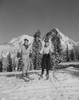 USA  Washington  Cascade Mountains  young couple on skis Poster Print - Item # VARSAL255424659