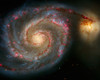 The Whirlpool Galaxy (M51) And Companion Galaxy PosterPrint - Item # VARDPI1787259