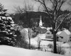 High angle view of buildings covered with snow  Whitefield  New Hampshire  USA Poster Print - Item # VARSAL25544789