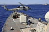 An SH-60B Sea Hawk helicopter picks up a pallet from USS Jason Dunham Poster Print - Item # VARPSTSTK106242M
