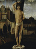 Saint Sebastian Jacometto Veneziano Oil on Wood Accademia Carrara  Bergamo  Italy Poster Print - Item # VARSAL263632