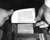 Close-up of human hands holding a paper Poster Print - Item # VARSAL25539065