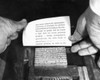 Close-up of human hands holding a paper Poster Print - Item # VARSAL25539065