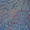 Satellite view of Santa Fe, New Mexico, 1990's Poster Print - Item # VARPSTSTK200335S