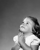 Close-up of a girl praying Poster Print - Item # VARSAL25543094