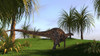 Dicraeosaurus walking across a field Poster Print - Item # VARPSTKVA600274P