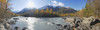 Panorama View Of Rapids Camp Along Eagle River In Chugach State Park, Southcentral Alaska PosterPrint - Item # VARDPI2094223