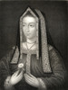 Elizabeth Queen Of York 1466-1502. Wife Of King Henry Vii. From The Book _Lodge?S British Portraits? Published London 1823. PosterPrint - Item # VARDPI1858805
