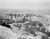 USA  South Dakota  South Dakota Badlands  Female tourist watching lover landscape Poster Print - Item # VARSAL255416304