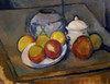 Flawed Vase  Sugar Bowl and Apples  Paul Cezanne  Oil on canvas  Musee de l'Orangerie  Paris  France Poster Print - Item # VARSAL1158779