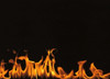 Flames on Black Background Poster Print by Panoramic Images (16 x 12) - Item # PPI126852