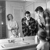 Mother father and son in bathroom Poster Print - Item # VARSAL255421023