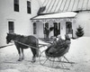 Grandparents waving at family sitting on sled Poster Print - Item # VARSAL255294B