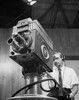 Low angle view of a cameraman operating a television camera Poster Print - Item # VARSAL2557826A