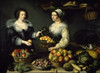 Two women with fruit baskets by unknown artist Poster Print - Item # VARSAL11582324