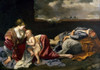 Repose of the Holy Family by Orazio Gentileschi     France   Paris   Musee du Louvre Poster Print - Item # VARSAL11581904