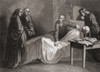 Death Of Saint Ignatius Of Loyola, 1491 To 1556. Spanish Knight, Hermit, Priest And Founder Of The Society Of Jesus. From The Book Los Frailes Y Sus Conventos Published 1854 PosterPrint - Item # VARDPI1872697