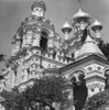 Low angle view of a church  Alexander Nevsky Cathedral  Yalta  Ukraine Poster Print - Item # VARSAL990118111