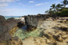 Hawaii, Maui, Makena, Beautiful clear ocean among lava rock. PosterPrint - Item # VARDPI2116620