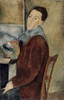 Self-Portrait   1919  Amedeo Modigliani  Oil on canvas  Francisco Matarazzo Sobrinho Collection  Sao Paulo Poster Print - Item # VARSAL260299