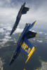 Pensacola, Florida, July 12, 2012 - The U.S. Navy flight demonstration squadron, the Blue Angels, perform a looping maneuver during a practice flight demonstration over Pensacola Beach, Florida Poster Print - Item # VARPSTSTK106291M