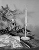 Christmas cards  candle  holly and Christmas tree branch Poster Print - Item # VARSAL255424090