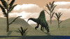 Arizonasaurus dinosaur walking in the desert amongst pachypteris trees Poster Print - Item # VARPSTEDV600249P