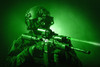 Special operations forces soldier equipped with night vision and an HK416 assault rifle Poster Print - Item # VARPSTTWE300036M