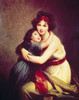 Madame Vigee-lebrun and Her Daughter  by Elisabeth Louise Vigee Le Brun 1755-1842 Poster Print - Item # VARSAL900110197