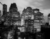 USA  New York State  New York City  Manhattan Island  illuminated skyscrapers Poster Print - Item # VARSAL255416212