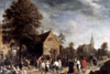 Village Feast by David Teniers the Younger  oil on canvas  1646  1610-1690  Russia  St. Petersburg  The Hermitage Poster Print - Item # VARSAL90064952