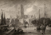 Church Of St. Lawrence, Rotterdam, Holland. Engraved By J. Carter From A 19Th Century Print By D. Roberts. PosterPrint - Item # VARDPI1857544