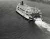 High angle view of a steamboat in a river Poster Print - Item # VARSAL25518604