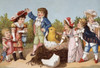Happy Easter Nostalgia Cards Poster Print
